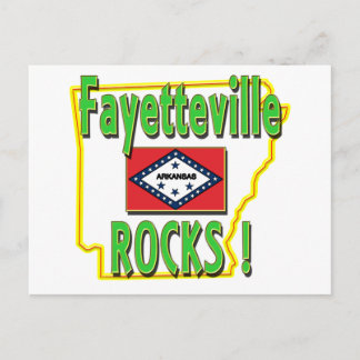 Fayetteville Sten! (grön) Vykort