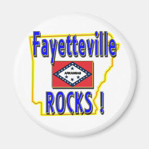 Fayetteville stenar! (blått) magnet