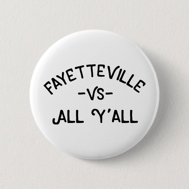 Fayetteville VS all Yall, Arkansas Knapp (Framsida)