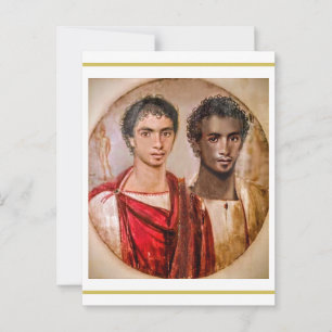 Fayum-älskande ... romarsk Egypten Vykort