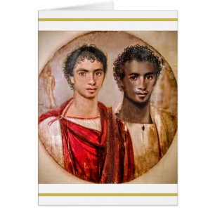 Fayum Älskare ... Egypten för romersk period Hälsningskort