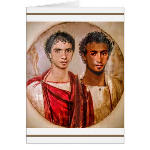 Fayum Älskare ... Egypten för romersk period OBS Kort