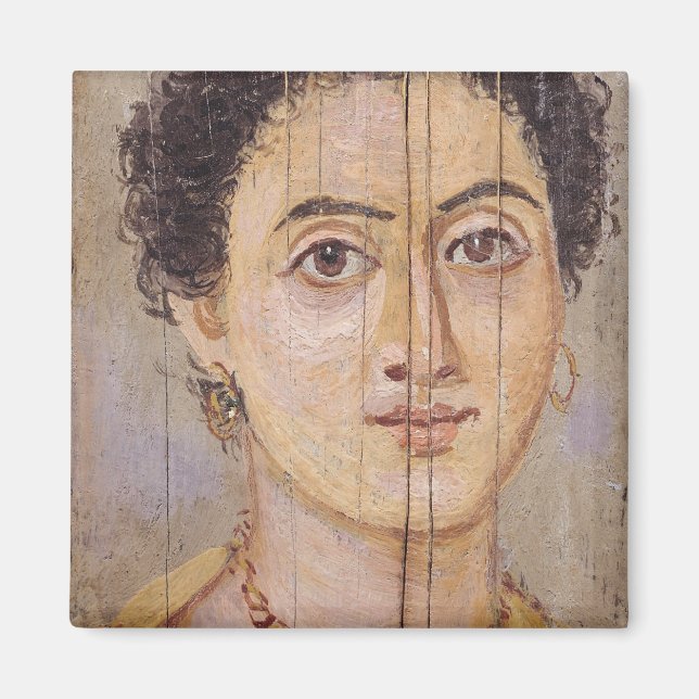 Fayum porträtt av kvinna magnet (Framsidan)
