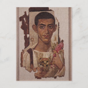 Fayum porträtt of Ammonius, från Antinoe Vykort