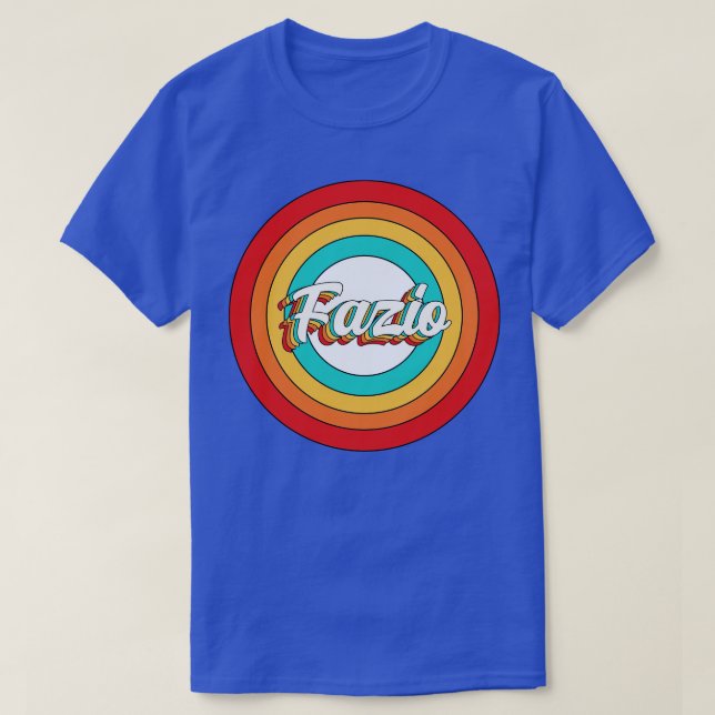 Fazio Namn Shirt Vintage Fazio Circle T (Design framsida)