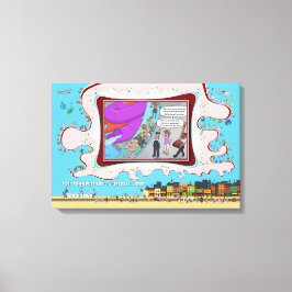 FB-500 | Absurd Visuell Humor 24x16 Canvastryck