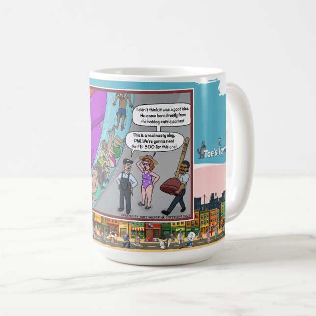 FB-500 | Absurd Visuell Humor Klassiker Kaffemugg (Framsida höger)
