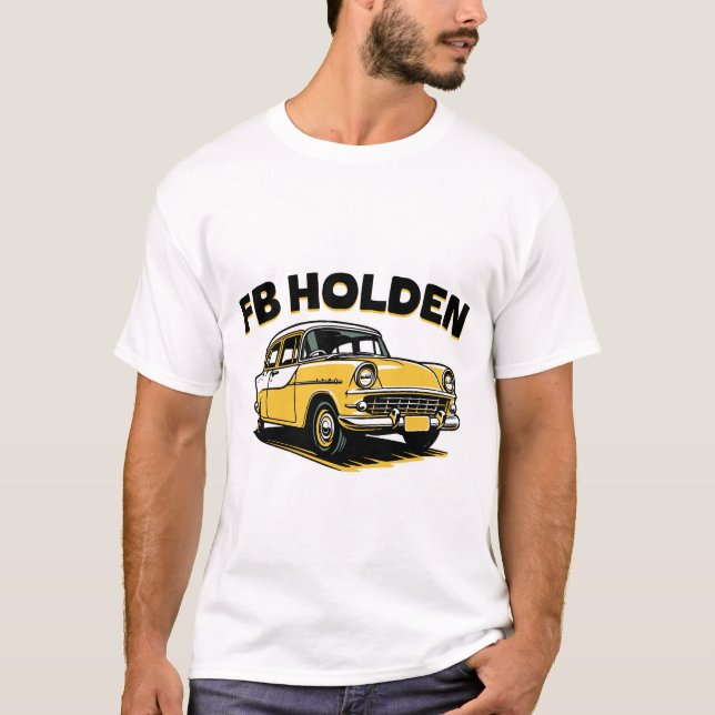 FB Holden - gult T Shirt (Framsida)
