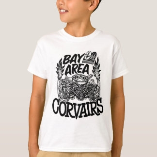 FBA CORSA Bay Area Corvairs Bard Beach Kids white T Shirt