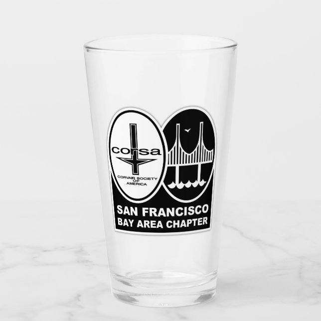 FBA CORSA-klubb, pint glas (Framsida)