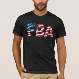 FBA Grundläggande svarta amerikaner T Shirt