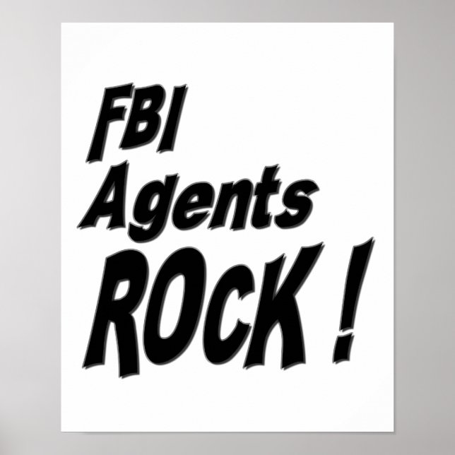 FBI Agent Sten! Poster utskrift (Framsidan)
