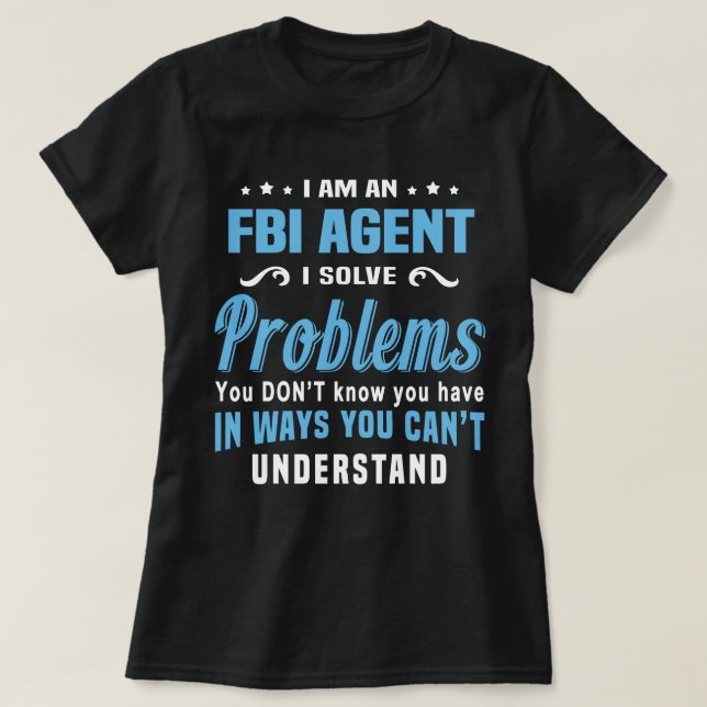 FBI AGENT T SHIRT (Design framsida)