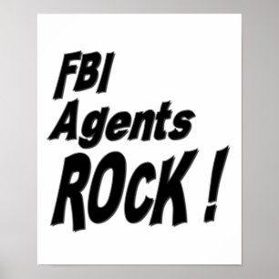FBI-agentsten! Affischtryck Poster