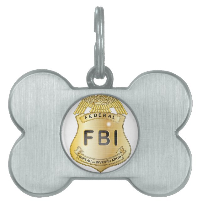 FBI Badge ID-bricka Husdjur (Framsidan)