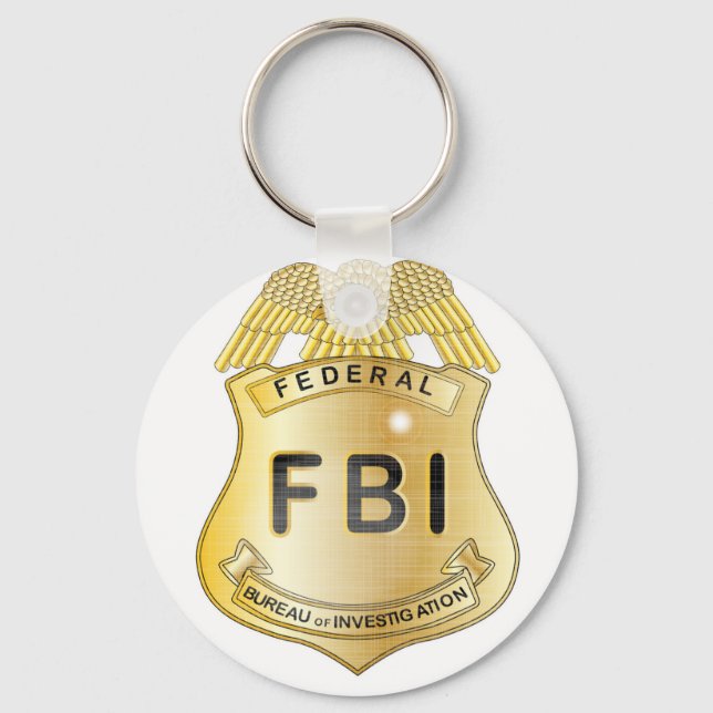 FBI Badge Nyckelring (Framsida)