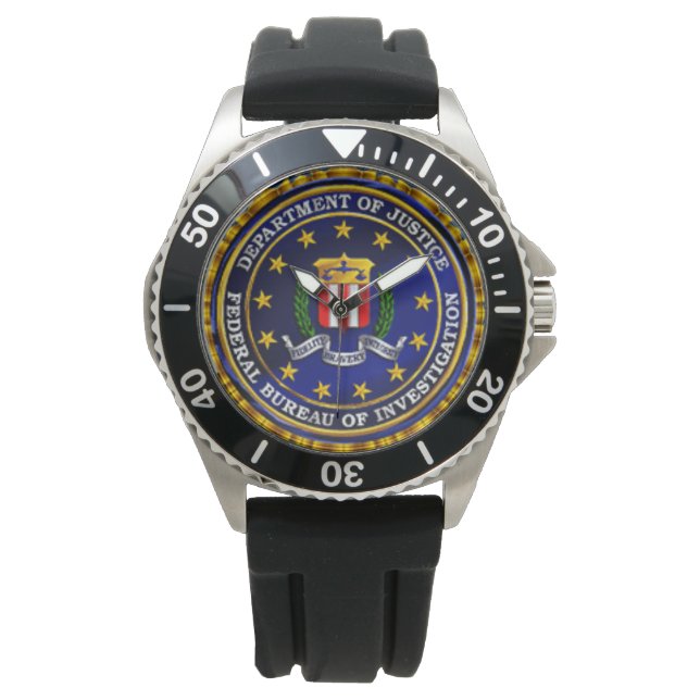 FBI CHRONOGRAPH watch Armbandsur (Framsida)