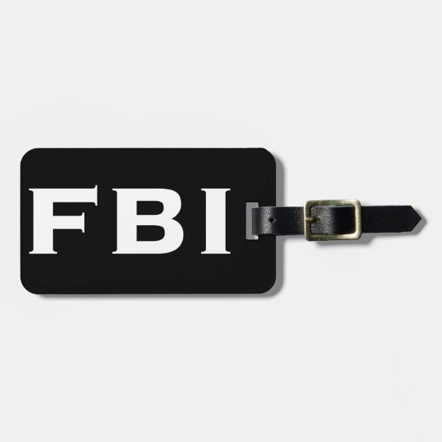 FBI-COOLA BAGAGEBRICKA (Horisontell Framsida)