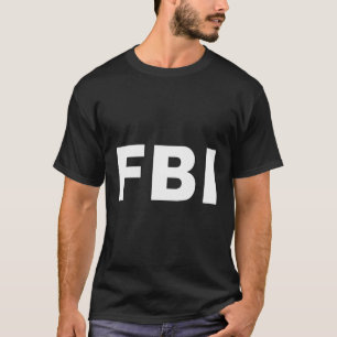 Fbi Costume Easy Halloween Dress Up Federal Law en T Shirt