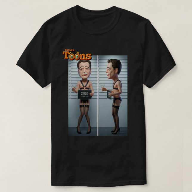 FBI-DIREKTÖR JIM COMEY T SHIRT (Design framsida)