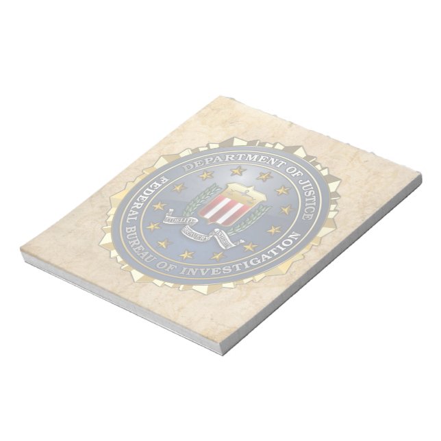 FBI Emblem Anteckningsblock (Roterad)