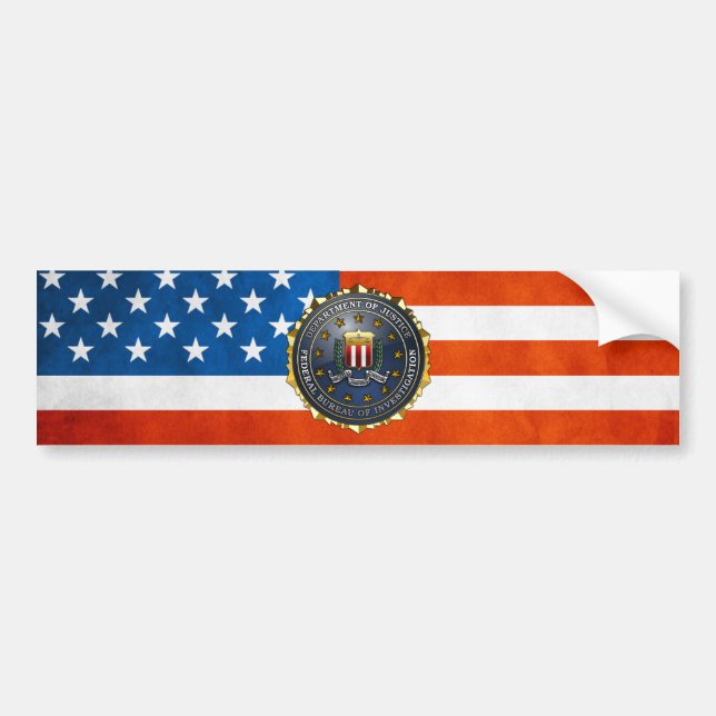 FBI Emblem Bildekal (Framsidan)