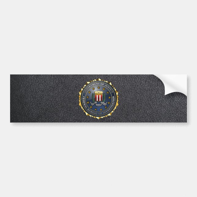 FBI Emblem Bildekal (Framsidan)