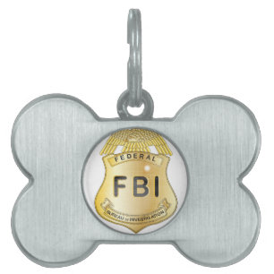 Fbi-emblem ID-bricka Husdjur