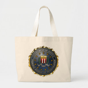 FBI Emblem Jumbo Tygkasse