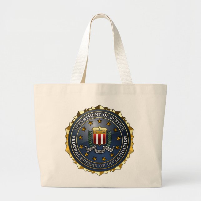 FBI Emblem Jumbo Tygkasse (Framsidan)