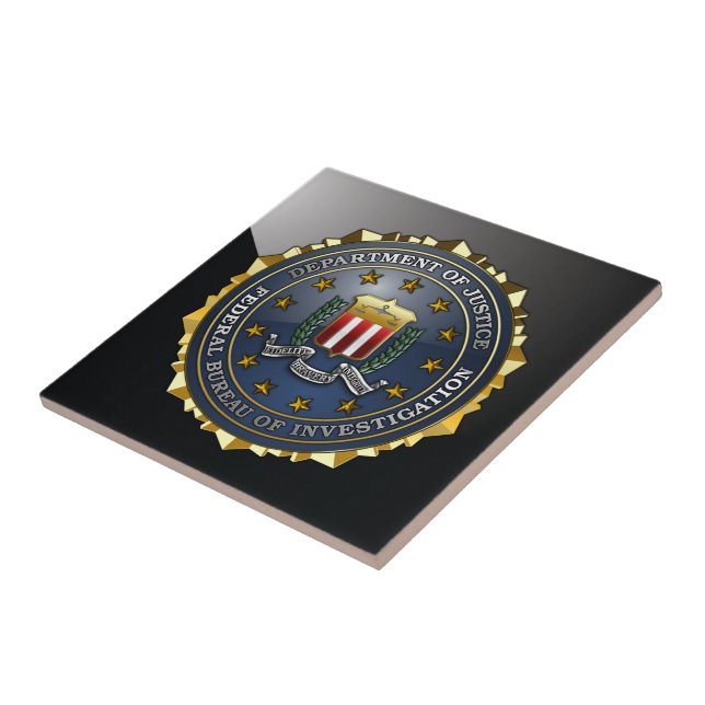 FBI Emblem Kakelplatta (Sidan)