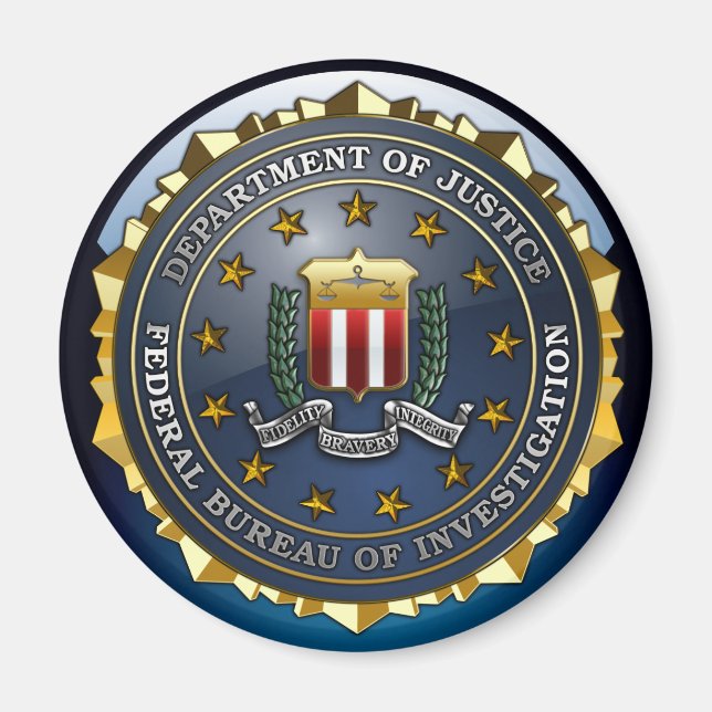 FBI Emblem Magnet (Framsidan)