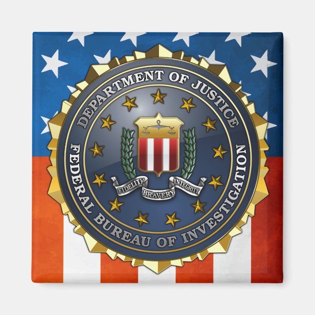 FBI Emblem Magnet (Framsidan)