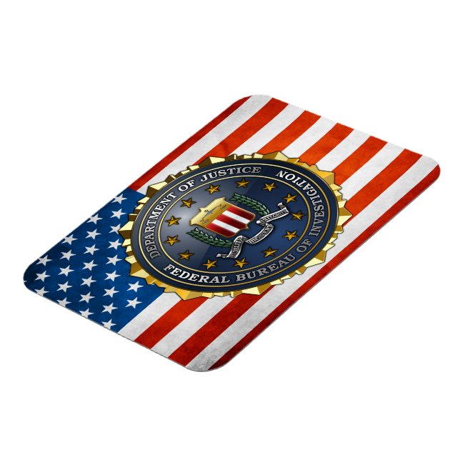 FBI Emblem Magnet (Vänstra Sidan)