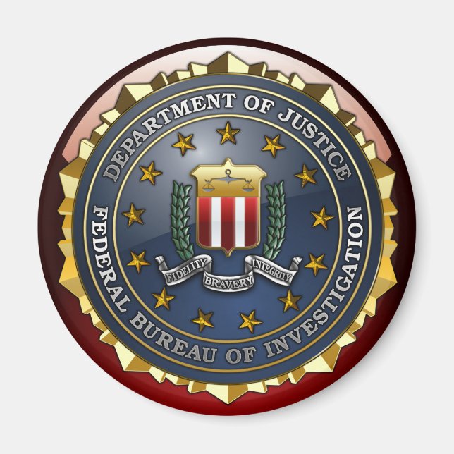FBI Emblem Magnet (Framsidan)