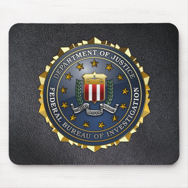 FBI Emblem Musmatta (Framsidan)
