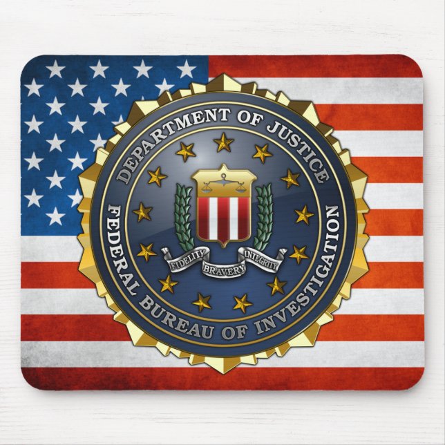 FBI Emblem Musmatta (Framsidan)