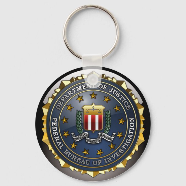 FBI Emblem Nyckelring (Framsida)