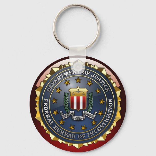 FBI Emblem Nyckelring (Framsida)