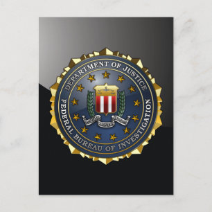 FBI Emblem Vykort