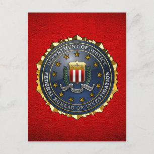 FBI Emblem Vykort