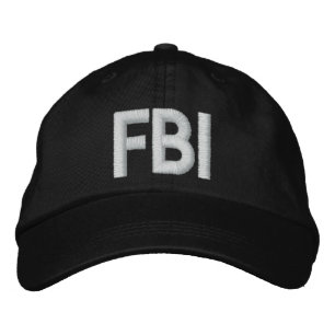 FBI Embroided Hat Broderad Keps