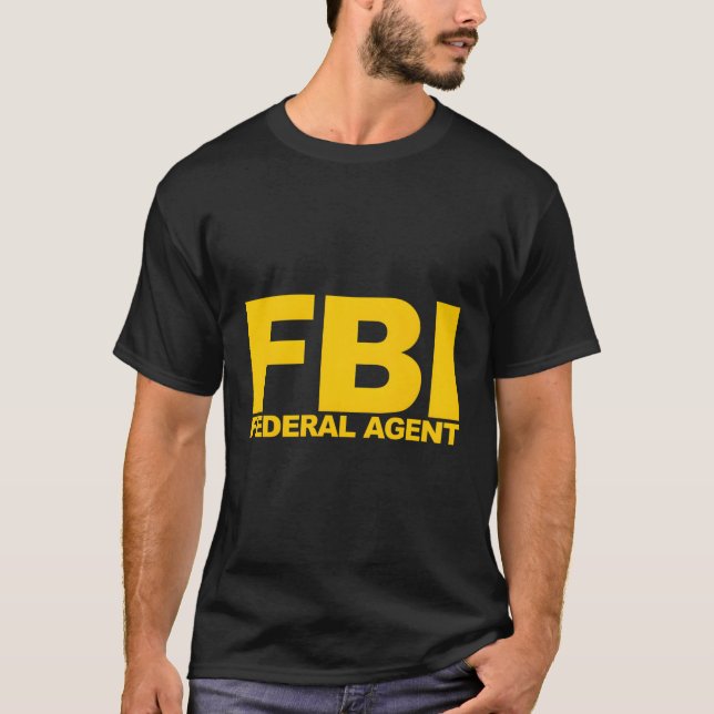 Fbi Federal Agent T Shirt (Framsida)