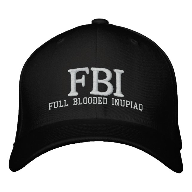 FBI FULLT BLODED INU BRODERAD KEPS (Framsida)