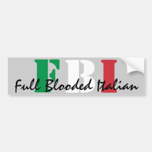 FBI fullt ge första erfarenh italienare Bildekal