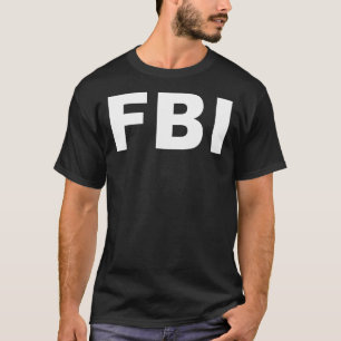 FBI Halloween Costume Federal Tillsatta lagar T Shirt