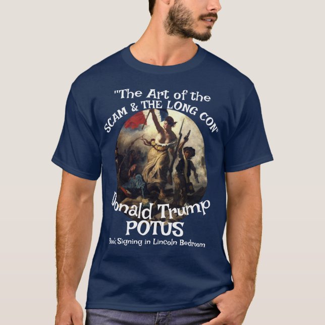 FBI ICE CBP Trump Burfightning Vit Lamm Svart 5 T Shirt (Framsida)