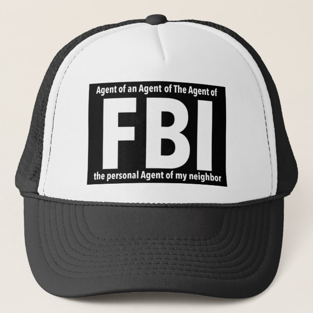 FBI Print Novelty: Humor Design Keps (Framsida)