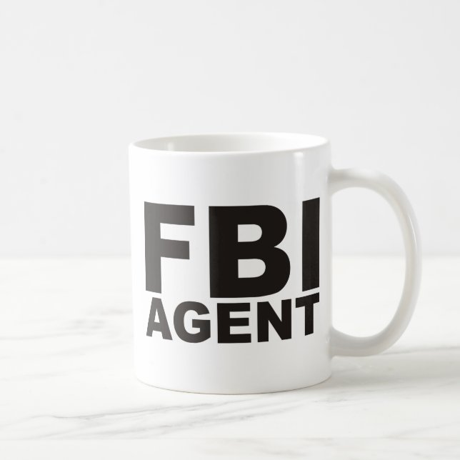 Fbi-produkter & designer! kaffemugg (Höger)