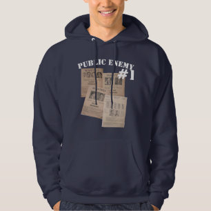 FBI:s offentliga fiende nummer ett poster hoodie-d Hoodie